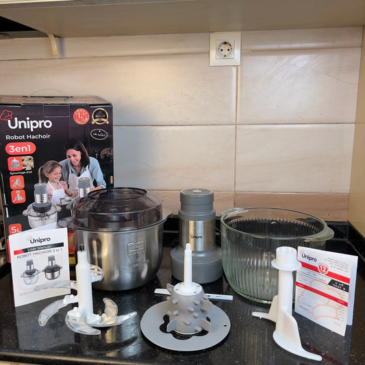 Robot Hachoir Unipro 5 Litres 3 En 1 PROMO !!!